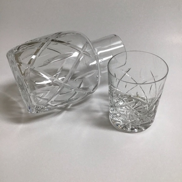 Vintage Crystal Cut Glass Carafe - Picture 7 of 16